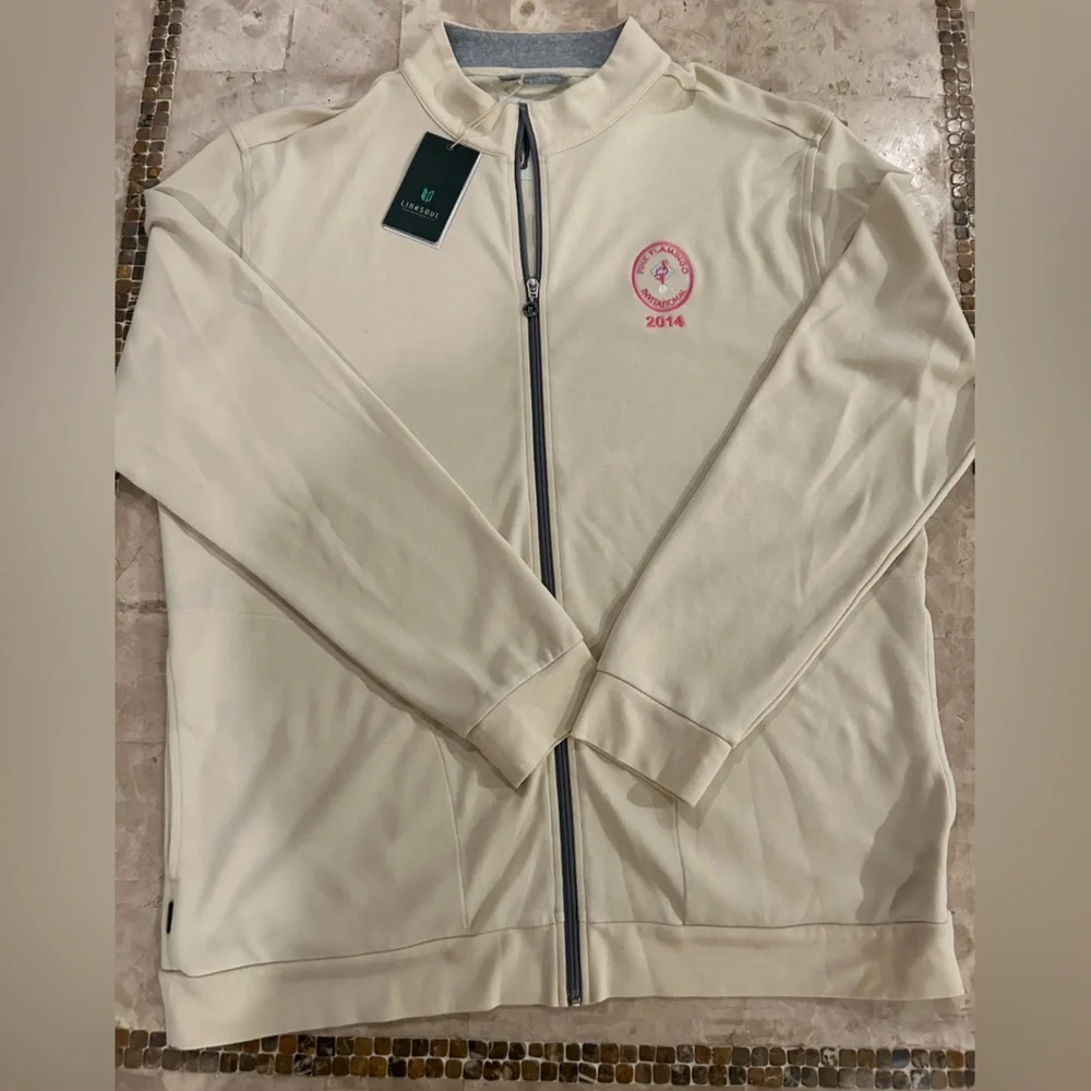 NWT LinkSoul Tempus Fugit Golf  Full Zip Lightweight Jacket Men’s Size‎ XL